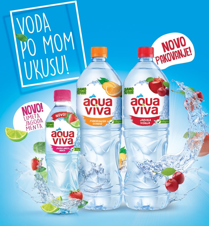 NOVOSTI U SEGMENTU AQUA VIVA VODA SA UKUSOM