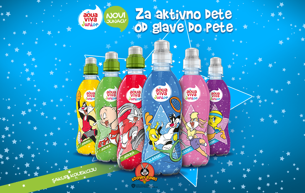 Aqua Viva Junior sa još zabavnijim, redizajniranim etiketama.