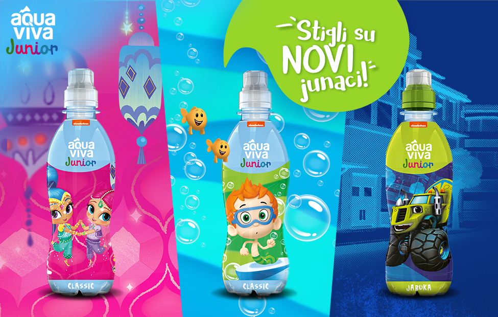 AQUA VIVA JUNIOR – 12 NOVIH, REDIZAJNIRANIH ETIKETA