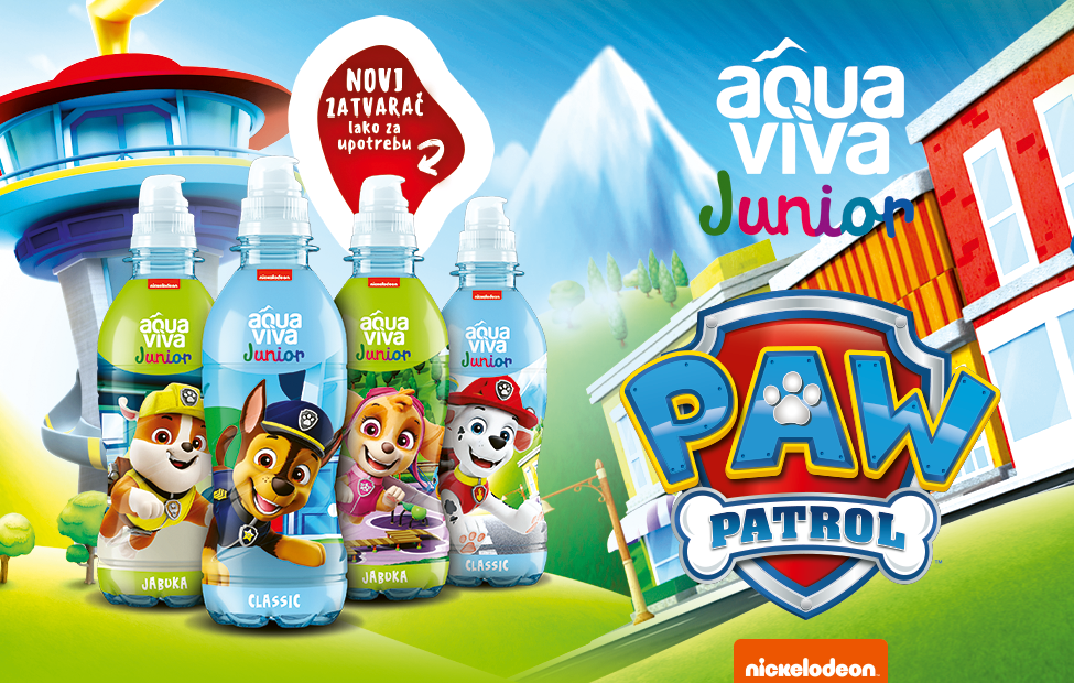 Aqua Viva Junior redizajn i nova licenca „Patrolne šape“